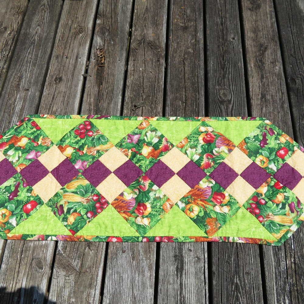 Quilted Table Runner "BLESSED SUMMER"